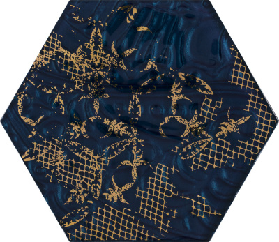 Intense Tone плитка heksagon B blue 17,1х19,8