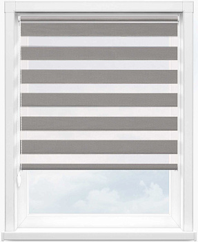 Зебра МЕТАЛЛИК 1881 темно-серый 280 см