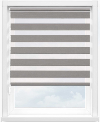 Зебра МЕТАЛЛИК 1881 темно-серый 280 см