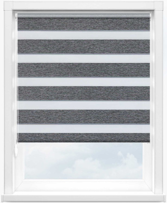 Зебра СТОУН БИО 1854 графит, 280 см