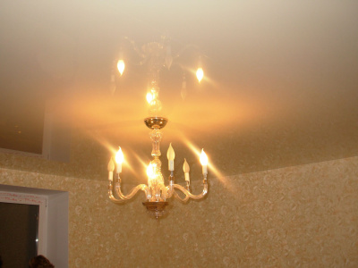 Глянцевый потолок