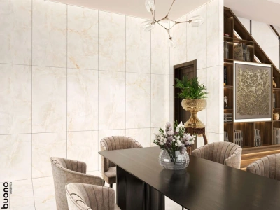 Керамогранит Buono Ceramica Onice Crema Carving