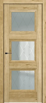 Гранд ДО Baguette B2 Сатинато с рисунком ромб Голд вуд