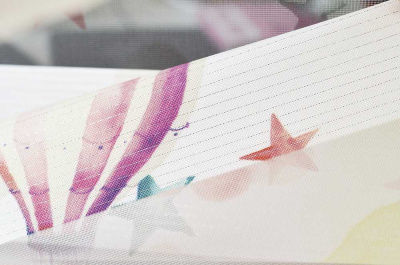 Зебра ОБЛАКА 4096 розовый, 280 см