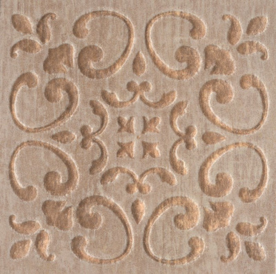 Браш Вуд вставка беж 9,9х9,9 0,8 см