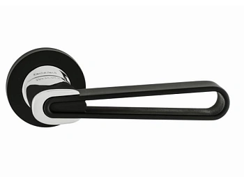 Ручка Margherita 067-16E круг BLACK/CP ZAMAK ORO&ORO