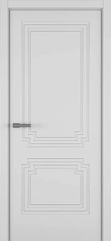 Венеция-3 ДГ ART Lite REVERS Светло-серая эмаль ABS L