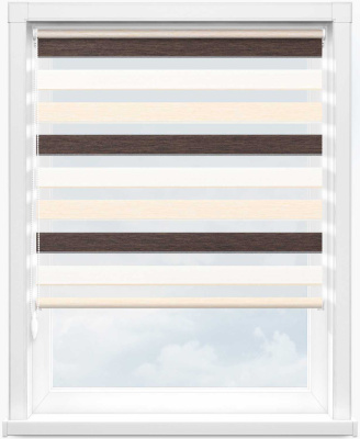 Зебра ДАЙКИРИ 2870 шоколадный, 280см