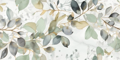 Elise Blanco 40x80 декор глянцевый