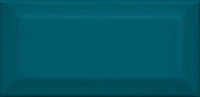 Клемансо плитка грань бирюзовая 7,4х15