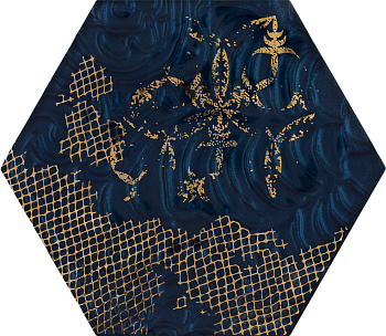 Intense Tone плитка heksagon А blue 17,1х19,8