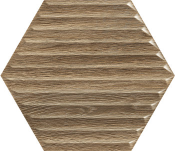 Woodskin плитка Wood B heksagon структурная коричневая 19,8х17,1 Woodskin плитка Wood B heksagon структурная коричневая 19,8х17,1