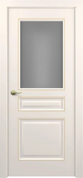 Ампир ДО ART Classic Т2 Сатинато Жемчужно-перламутровый патина золото (в канавку)