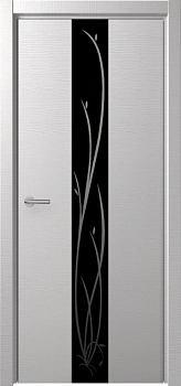 H-4 зеркало черное с рисунком