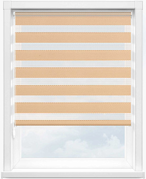 Зебра ТЕТРИС 2406 бежевый, 280 см