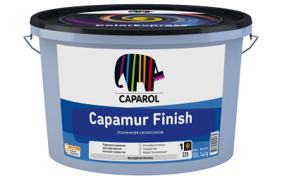Capamur Finish. Фасадная краска с защитой от плесневых грибов и водорослей Capamur Finish. Фасадная краска с защитой от плесневых грибов и водорослей