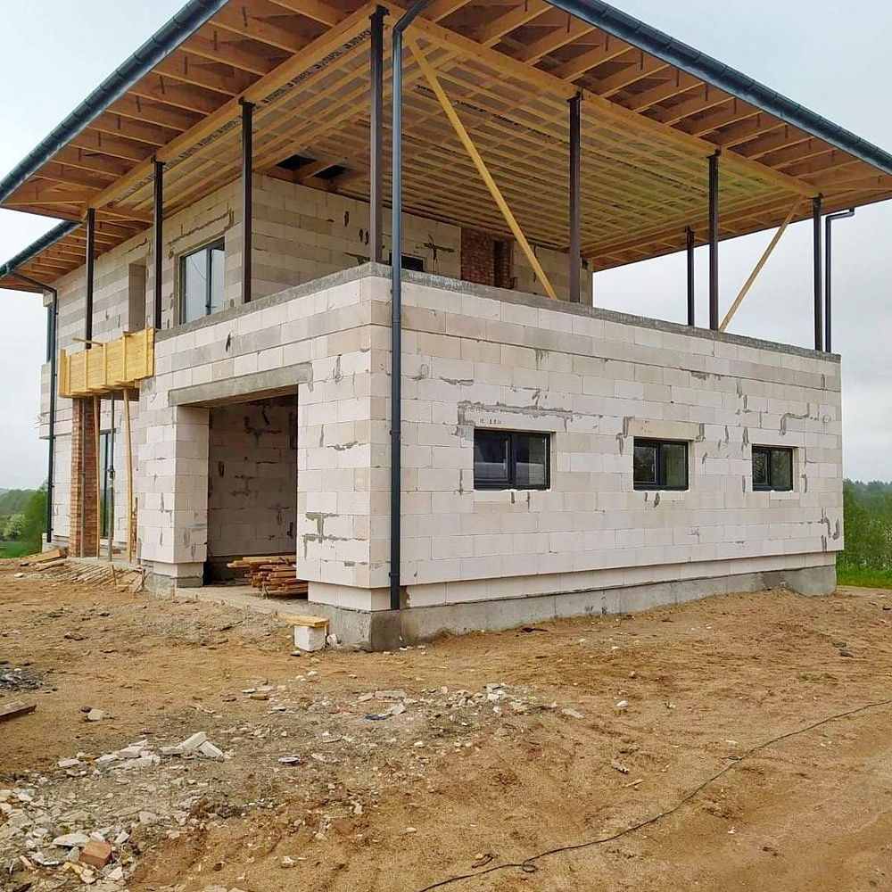 Окна в загородный дом для клиента из Витебска