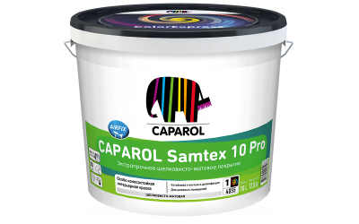 Caparol Samtex 10 Pro. Экстрапрочное шелковисто-матовое покрытие