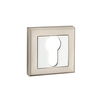 Накладка для евроцилиндра Е8 квадрат SN/PC Lockit