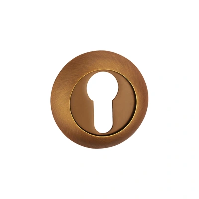 Накладка для евроцилиндра Е9 круг кофе Lockit