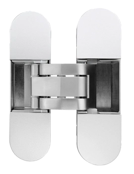 Петля скрытая Kalibri 2.0 компл. с накладками МАТОВЫЙ ХРОМ