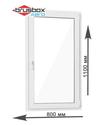 Пластиковое окно Brusbox Aero (одностворчатое)