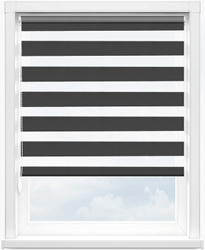 Зебра ШАДИ 1881 темно-серый, 300 см