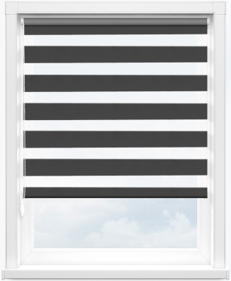 Зебра ШАДИ 1881 темно-серый, 300 см