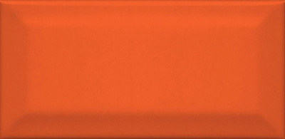 Клемансо плитка грань оранжевый 7,4х15