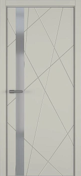 Chaos ДО ART Lite серый мат. RAL 7044 ALU Серая с 4-х