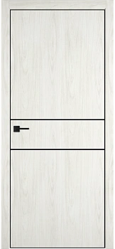 Witon 2 Орех молочный Black Edge Молдинг Черный
