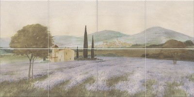 Пикарди панно Лавандовое поле из 8 частей 30х60