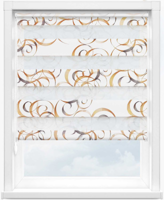 Зебра АВАНГАРД 2870 коричневый, 280 см Зебра АВАНГАРД 2870 коричневый, 280 см