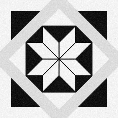 Stream керамогранит геометрия белый 29,8х29,8