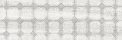 Glossy серый 20x60 декор глянцевый