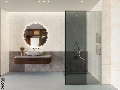 Керамогранит Buono Ceramica Onice Perla Glossy