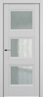 Гранд ДО Baguette B2 Сатинато с рисунком ромб Матовый серый