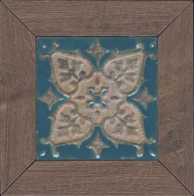 Меранти вставка мозаичный венге 13х13