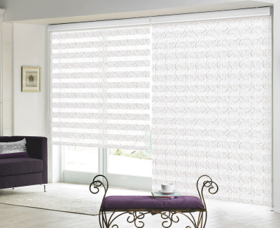 Зебра ДОРИ 0225 белый, 300 см