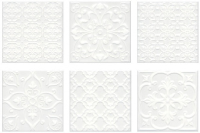 Суррей плитка белый 20х20