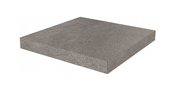 Про Стоун ступень угловая клевая серый темный 33х33