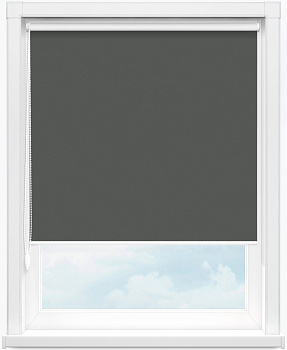 ПЛЭЙН BLACK-OUT 1854 графит, 200 см