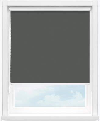 ПЛЭЙН BLACK-OUT 1854 графит, 200 см