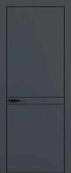 Квалитет К13 Графит премьер мат ALU Черная с 4-х молдинг черный (Mb)