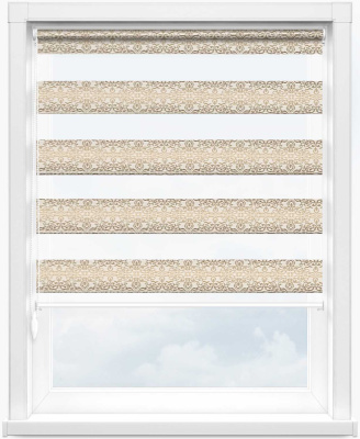 Зебра АРАБЕСКА 2406 бежевый, 270 см