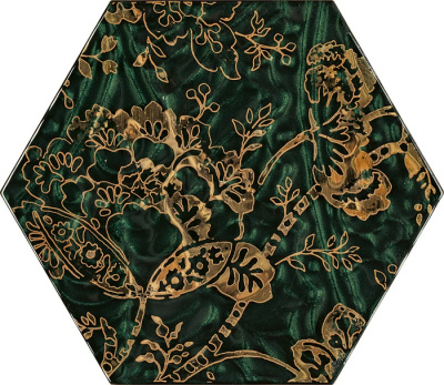 Urban Colours декор green Heksagon C 17,1х19,8