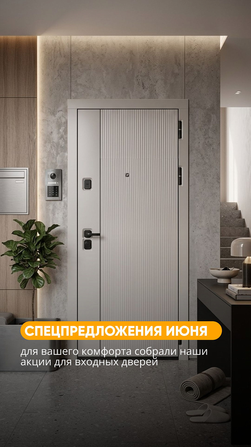 Летние акции на входные двери: скидки и подарки до конца июня