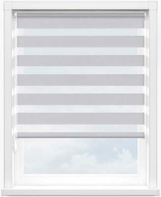 Зебра СТАНДАРТ 1606 светло-серый, 280 см