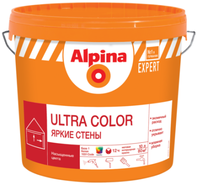 Alpina EXPERT Ultra Color (Альпина ЭКСПЕРТ Яркие стены)