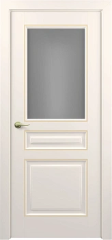 Ампир ДО ART Classic Т2 Сатинато Жемчужно-перламутровый патина золото (в канавку)